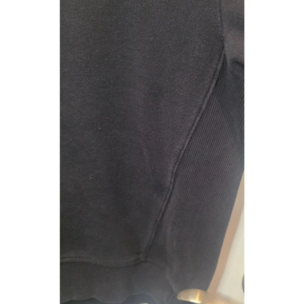 Calvin Klein Crewneck Sweatshirt Men's Medium Black Relaxed Fit Embroidered CK